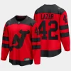 new jersey devils curtis lazar 2024 nhl stadium series breakaway player jersey red