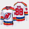 new jersey devils kevin bahl special edition 2.0 2022 breakaway retro jersey white