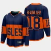 new york islanders anthony beauvillier 2024 nhl stadium series breakaway player jersey navy