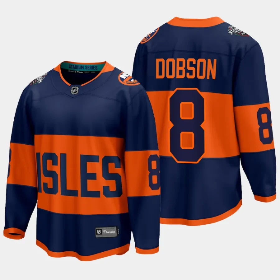 new york islanders noah dobson 2024 nhl stadium series breakaway player jersey navy