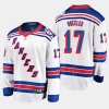 new york rangers blake wheeler away breakaway player jersey white