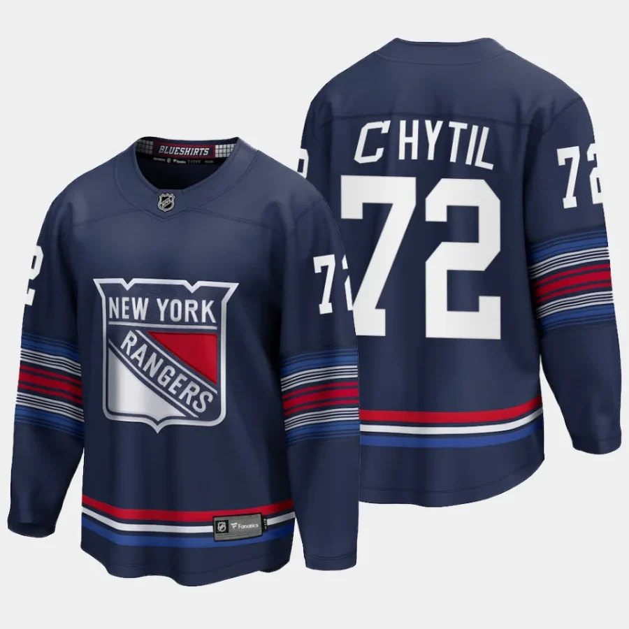 new york rangers filip chytil alternate 2023 24 premier breakaway player jersey navy