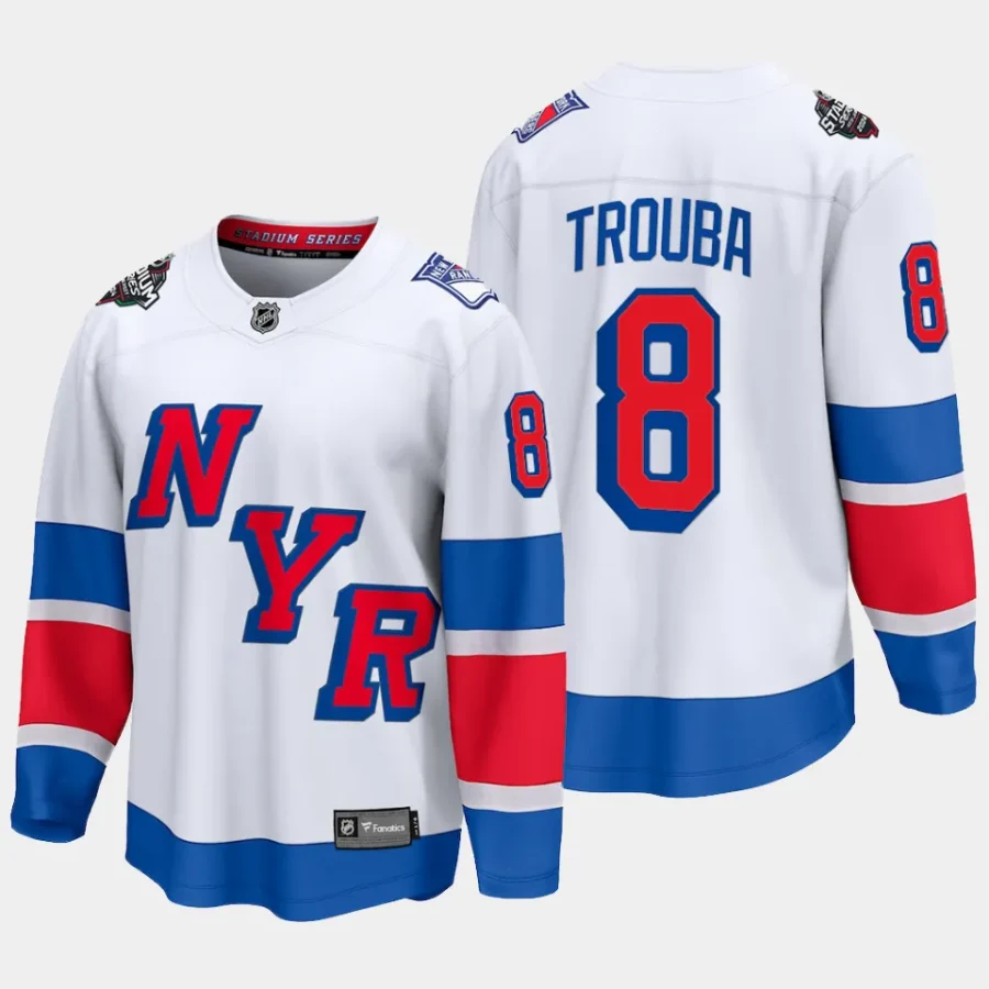 new york rangers jacob trouba 2024 nhl stadium series breakaway player jersey white