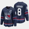 new york rangers jacob trouba alternate 2023 24 premier breakaway player jersey navy