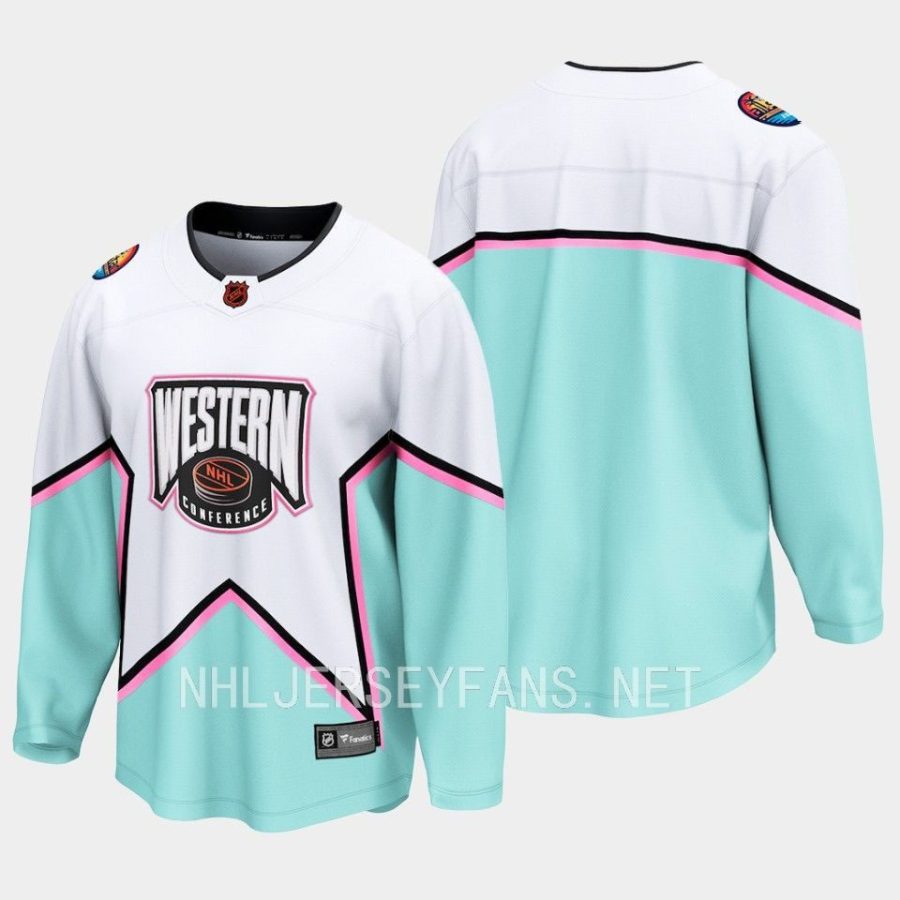 nhl western conference 2023 all star game breakaway jersey white