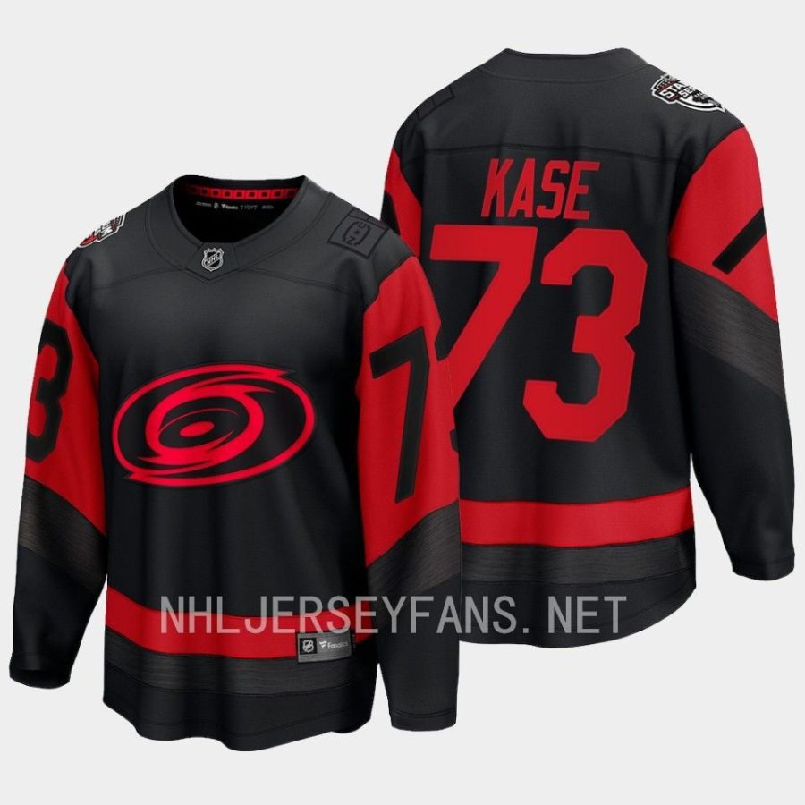 ondrej kase hurricanes black 2023 nhl stadium series breakaway player jersey