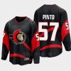 ottawa senators shane pinto special edition 2.0 2022 breakaway player retro jersey black