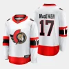 ottawa senators zack macewen away breakaway player jersey white