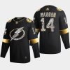 patrick maroon lightning black 2022 stanley cup playoffs diamond edition authentic jersey