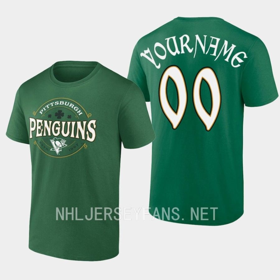 penguins custom greenlucky gift 2023st. patricks day t shirt