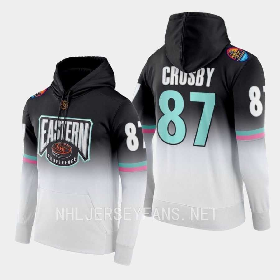 penguins sidney crosby black 2023 nhl all star color crash hoodie