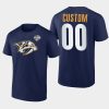 predators custom navy 2022 nhl global series t shirt