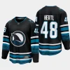 san jose sharks tomas hertl cali fin 3rd alternate 2023 24 breakaway player jersey black