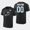 sharks custom black 2022 nhl global series t shirt