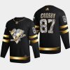 sidney crosby penguins black 2022 stanley cup playoffs diamond edition authentic jersey