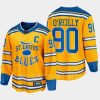 st. louis blues ryan oreilly special edition 2.0 2022 breakaway retro jersey yellow