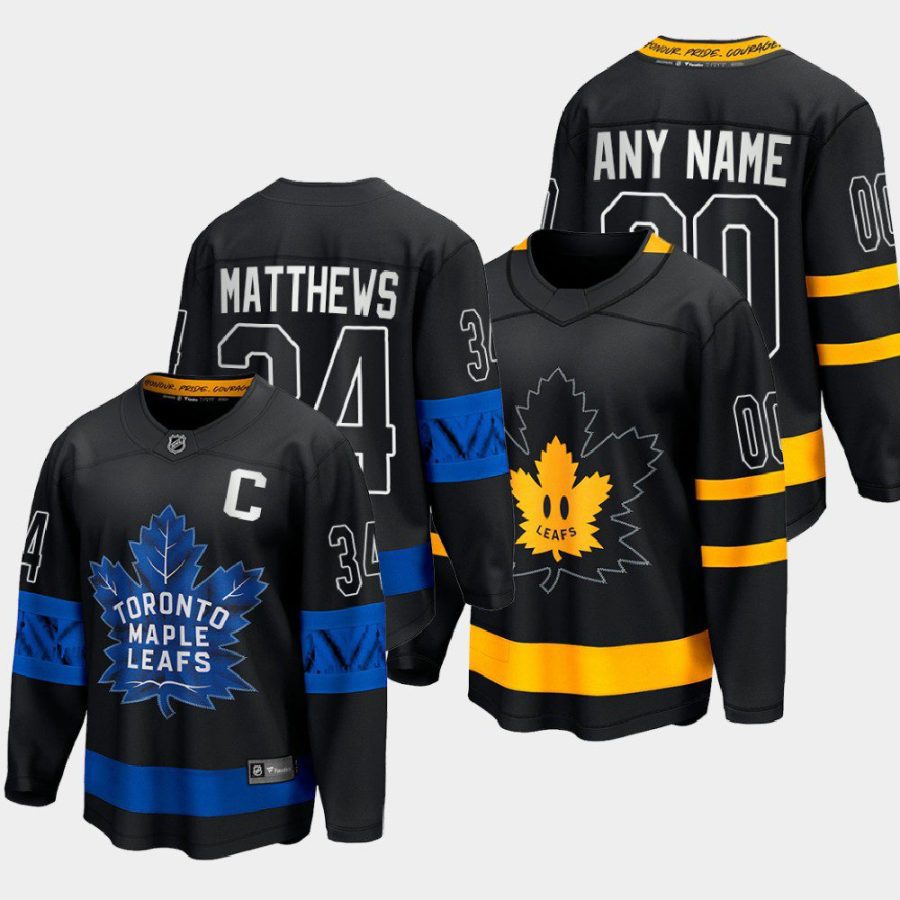 toronto maple leafs auston matthews alternate 2022 drew house jersey black