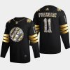 trent frederic bruins black 2022 stanley cup playoffs diamond edition authentic jersey