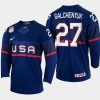 usa hockey alex galchenyuk 2022 iihf world championship away jersey navy