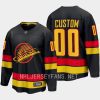 vancouver canucks custom alternate 2023 24 breakaway player jersey black