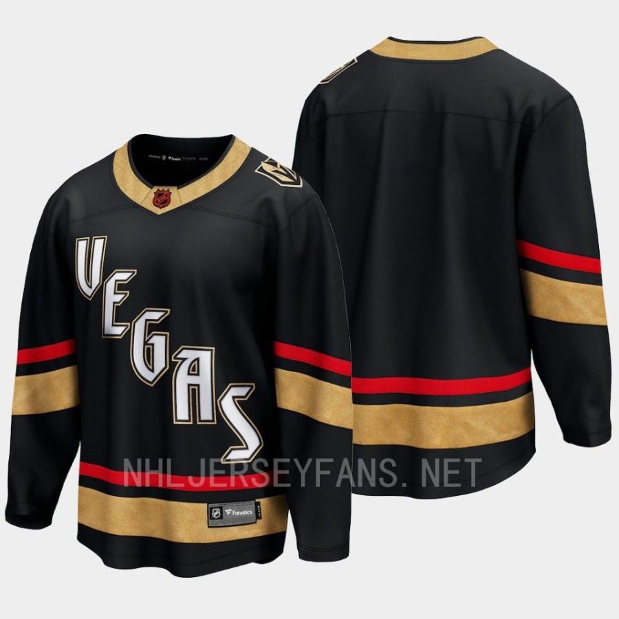 vegas golden knights blank special edition 2.0 2022 breakaway retro jersey black