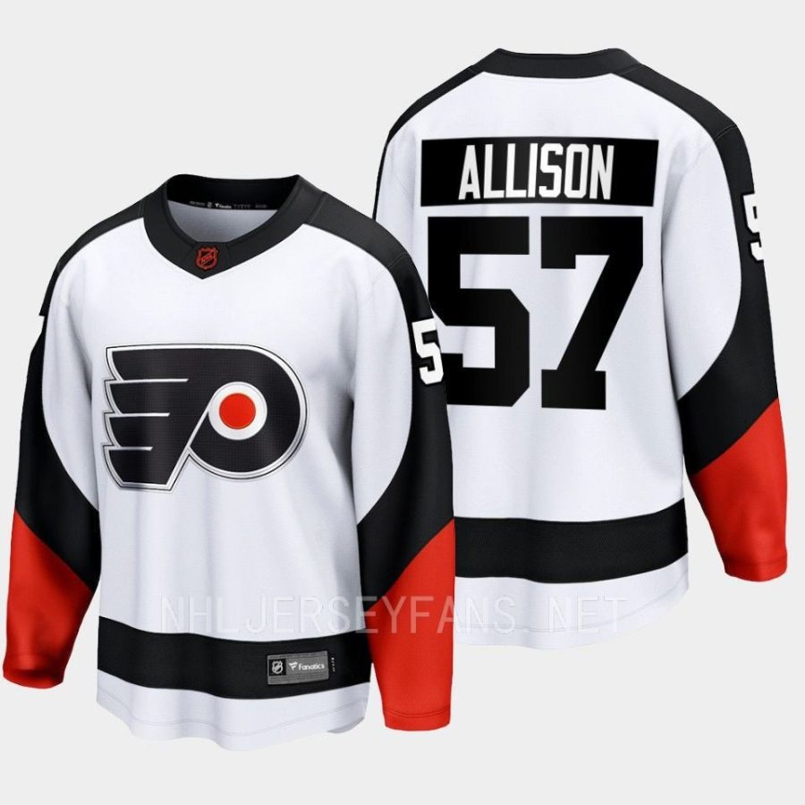 wade allison flyers white 2022special edition 2.0 breakaway jersey