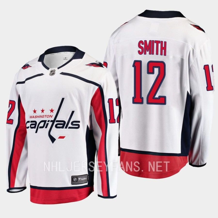 washington capitals craig smith away breakaway player jersey white