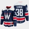 washington capitals rasmus sandin alternate breakaway player jersey navy