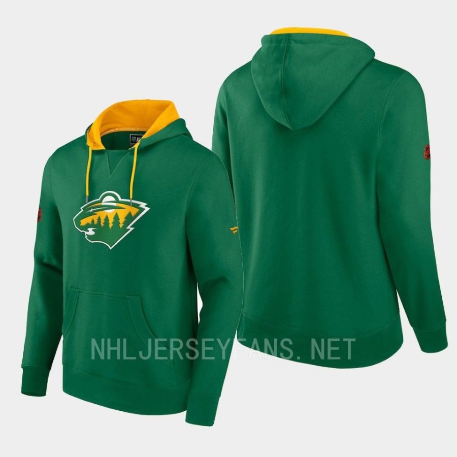 wild green special edition 2.0 team logo pullover hoodie