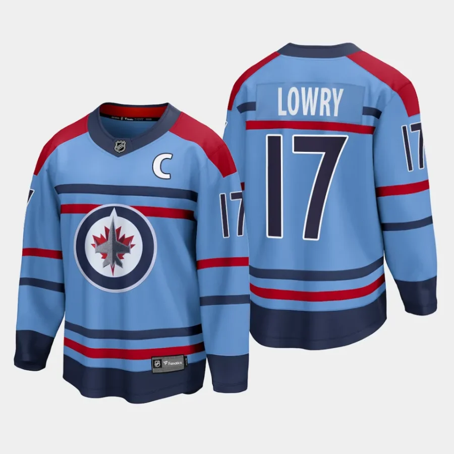 winnipeg jets adam lowry rcaf centennial 2023 24 premier breakaway player jersey light blue