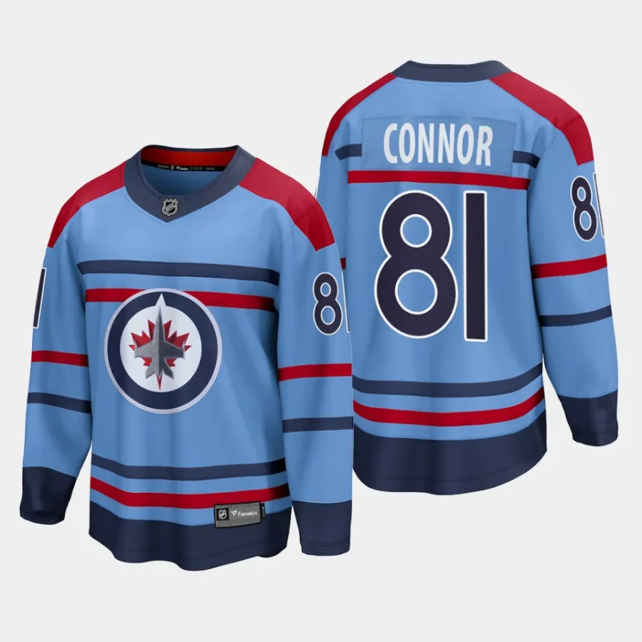 winnipeg jets kyle connor rcaf centennial 2023 24 premier breakaway player jersey light blue