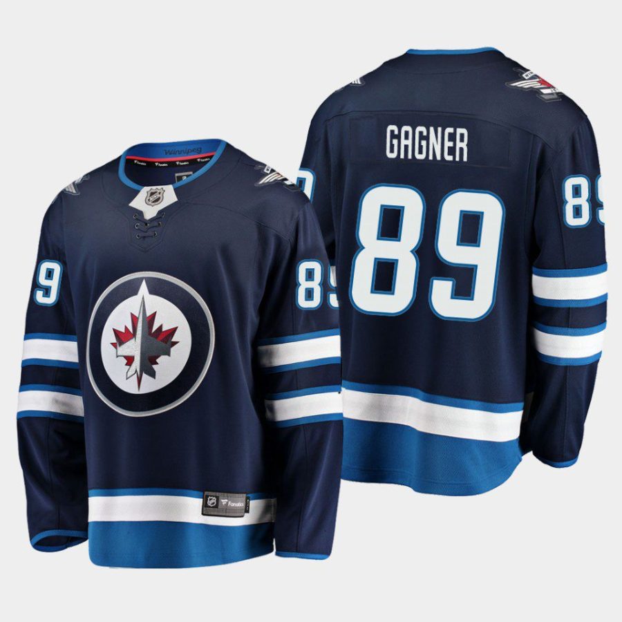 winnipeg jets sam gagner home breakaway player jersey navy