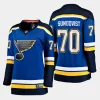 women blues oskar sundqvist blue home breakaway player jersey