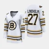 women bruins hampus lindholm white 2023 24 100th anniversary premier breakaway player jersey