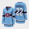 women canadiens cole caufield blue 2022 special edition 2.0 breakaway player retro jersey