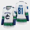 women canucks dakota joshua white 2022 away breakaway player jersey