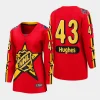 women canucks quinn hughes red 2024 nhl all star game breakaway jersey