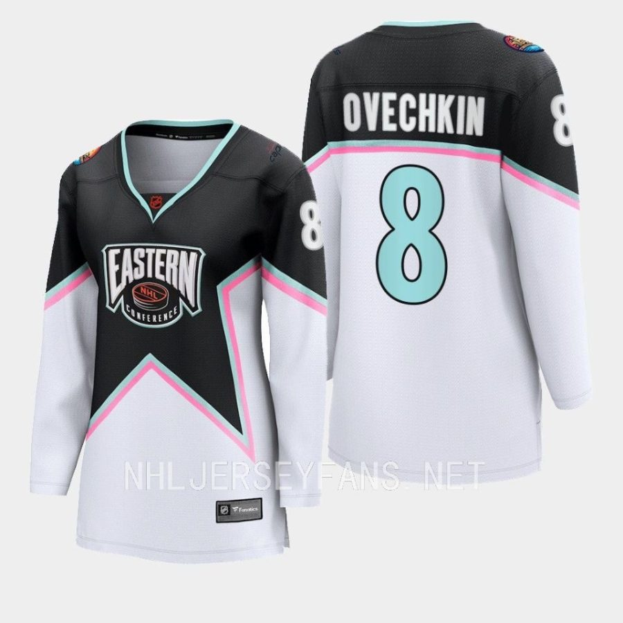 women capitals alex ovechkin black 2023 nhl all star eastern conference breakaway player jersey