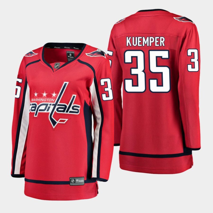 women capitals darcy kuemper red 2022 home breakaway player jersey