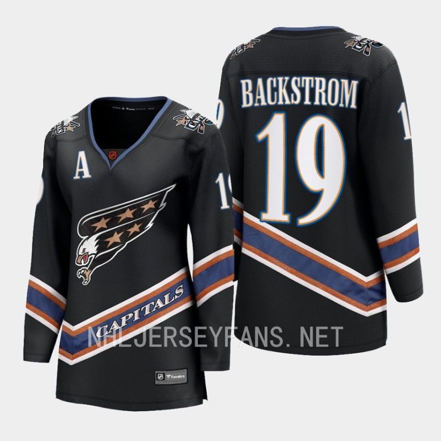 women capitals nicklas backstrom black 2022 special edition 2.0 breakaway player retro jersey