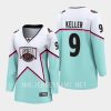 women coyotes clayton keller white 2023 nhl all star western conference breakaway player jersey