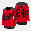 women devils colin miller red 2024 nhl stadium series breakaway player jersey