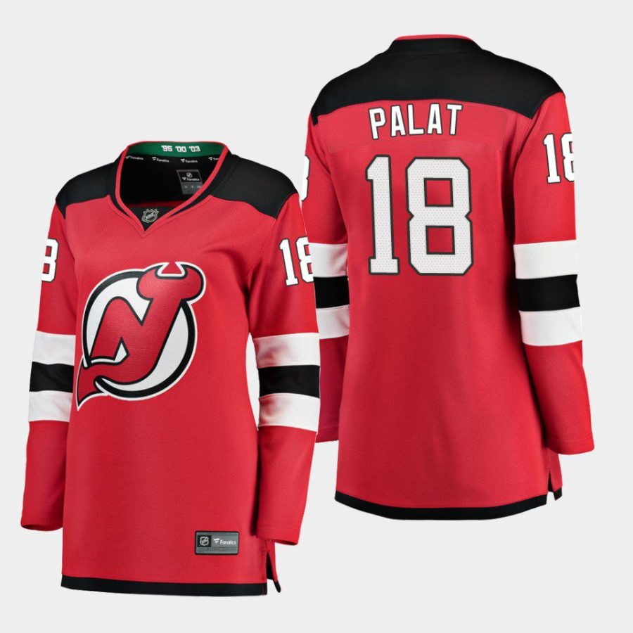 women devils ondrej palat red 2022 home breakaway player jersey