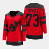 women devils tyler toffoli red 2024 nhl stadium series breakaway player jersey