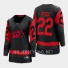 women hurricanes brett pesce black 2023 nhl stadium series breakaway player jersey