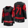 women hurricanes jesper fast black 2023 nhl stadium series breakaway player jersey