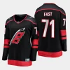 women hurricanes jesper fast black home breakaway player jersey