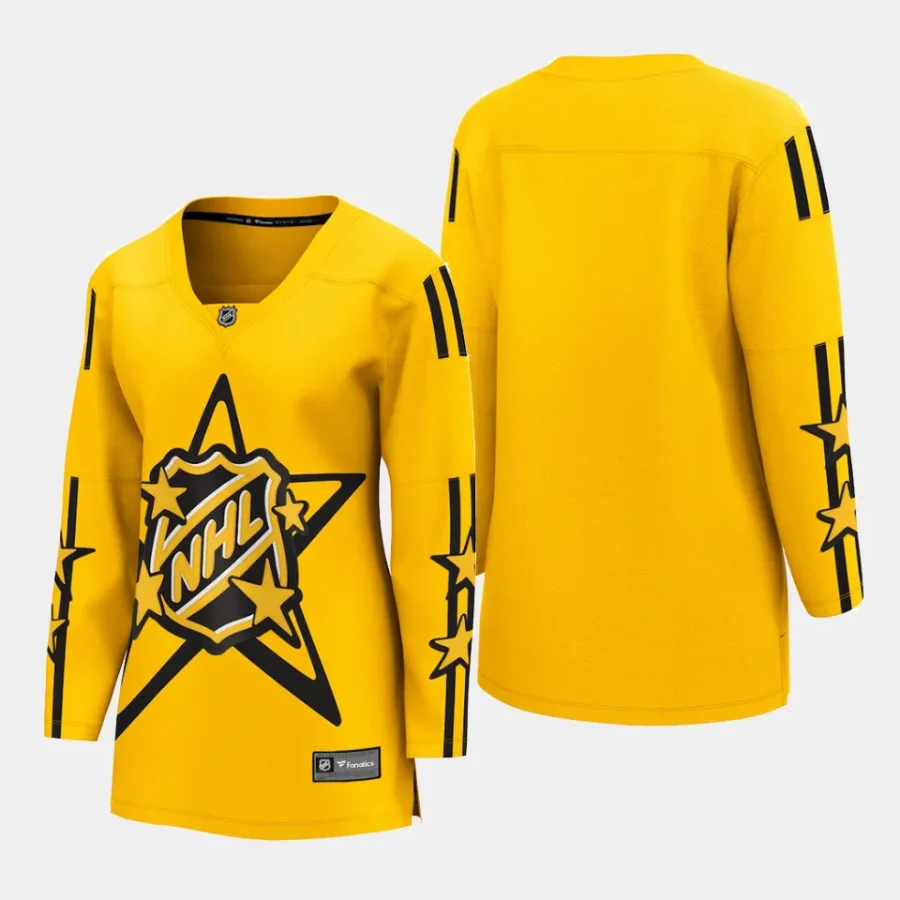 women nhl yellow 2024 nhl all star game breakaway jersey