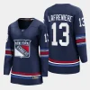 women rangers alexis lafreniere navy 2023 24 alternate premier breakaway player jersey