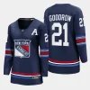 women rangers barclay goodrow navy 2023 24 alternate premier breakaway player jersey